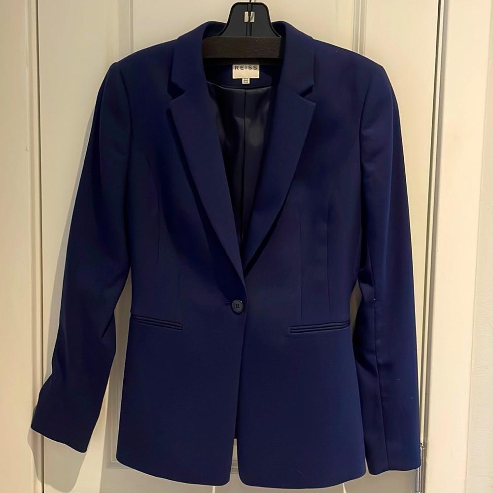 Reiss navy blazer 38EU 6US